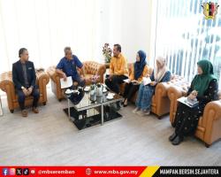 KUNJUNGAN HORMAT DARIPADA KESATUAN KEBANGSAAN PEKERJA-PEKERJA PIHAK BERKUASA TEMPATAN (ANULAE) CAWANGAN SEREMBAN
