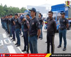 LATIHAN KAWAD KAKI KONTINJEN PERBARISAN MBS