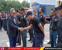 LATIHAN KAWAD KAKI KONTINJEN PERBARISAN MBS