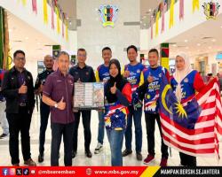 KUNJUNGAN KONVOI MERDEKA RIDE MAJLIS DAERAH TAMPIN KE MBS