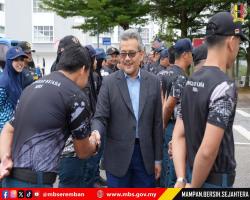 LATIHAN KAWAD KAKI KONTINJEN PERBARISAN MBS