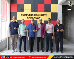 LAWATAN TURUN PADANG DATUK BANDAR MAJLIS BANDARAYA SEREMBAN KE KOMPLEKS KOMUNITI AMPANGAN