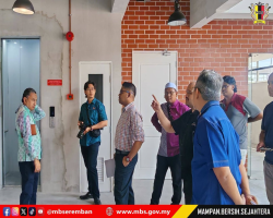 LAWATAN TURUN PADANG DATUK BANDAR MAJLIS BANDARAYA SEREMBAN KE KOMPLEKS KOMUNITI AMPANGAN