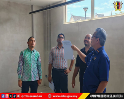 LAWATAN TURUN PADANG DATUK BANDAR MAJLIS BANDARAYA SEREMBAN KE KOMPLEKS KOMUNITI AMPANGAN