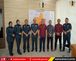 KUNJUNGAN HORMAT DARIPADA JABATAN KASTAM DIRAJA MALAYSIA NEGERI SEMBILAN