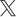 X