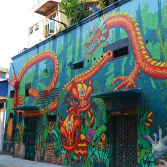Bergambar di Mural Seremban